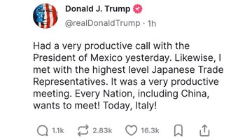 El Presidente Donald Trump aseguró