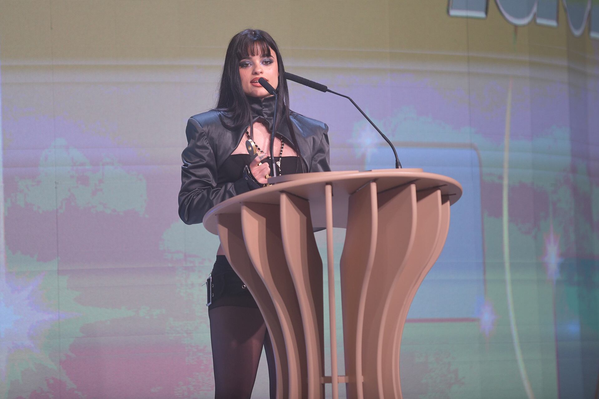 Juli Savioli se sinceró al momento de recibir el premio a mejor creadora de contenido