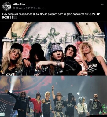 Guns N' Roses en Twitter