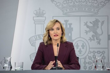 La ministra portavoz, Pilar Alegría,