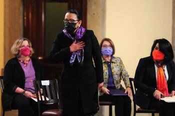 Rosa Icela Rodríguez compareció ante