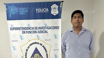 Joseph Charly tras ser detenido