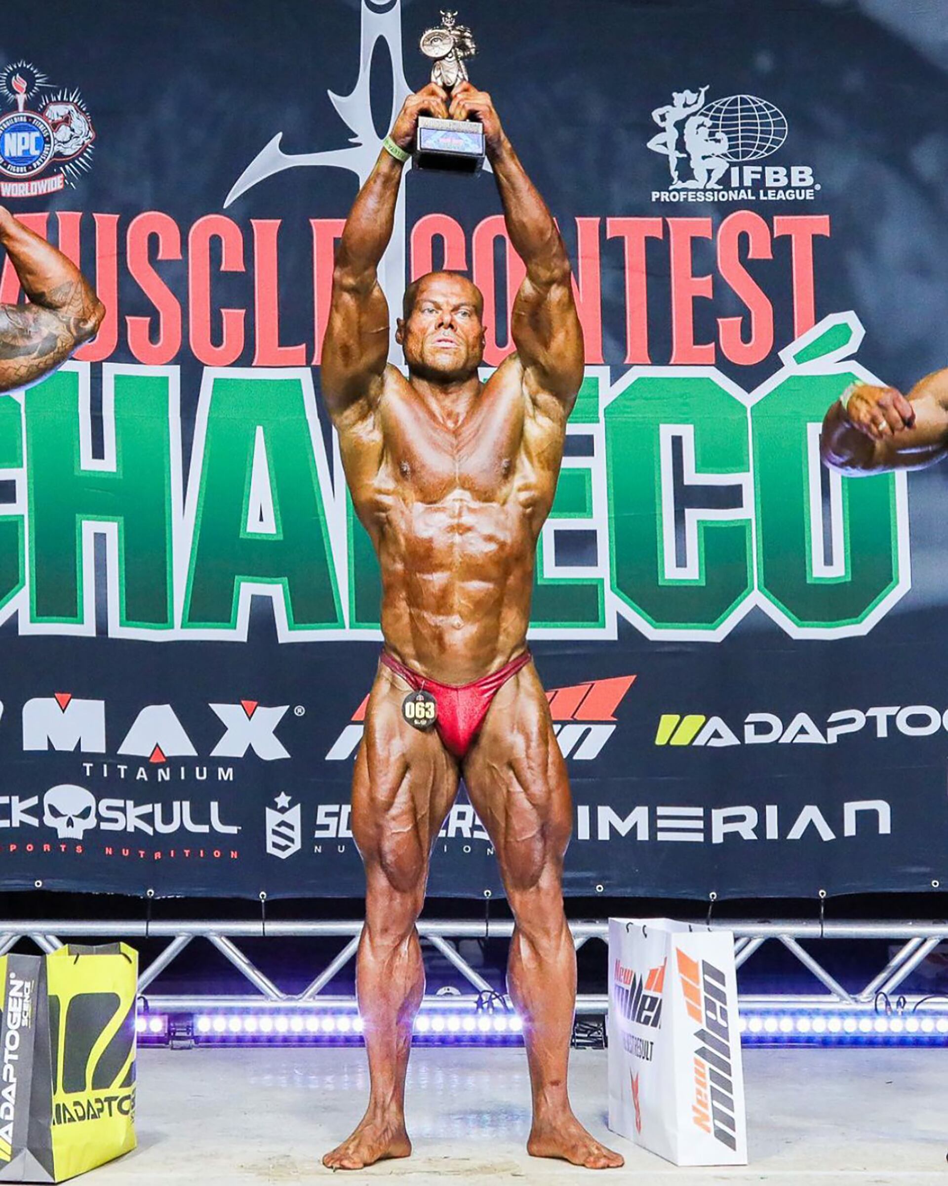 Era campeón nacional de fisicoculturismo