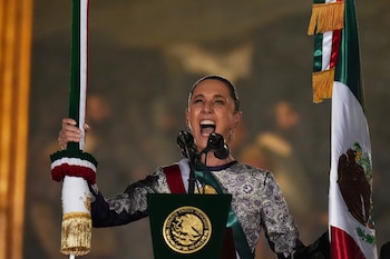 ARCHIVO - La presidenta Claudia