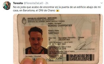 La usuaria de Twitter publicó