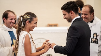 Candelaria se casó con Tomás,