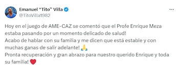 Uno de sus pupilos salió