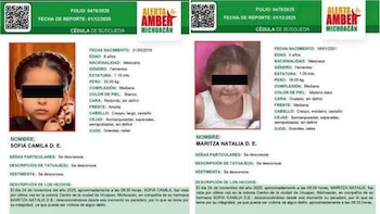 Sus dos hijas menores se