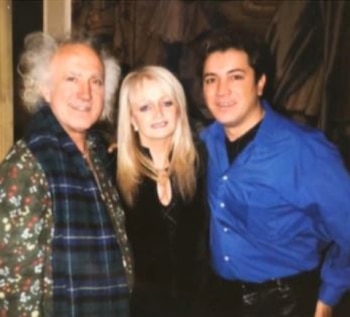 Paco Collado junto a Bonnie Tyler