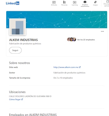 Perfiles de las empresas de