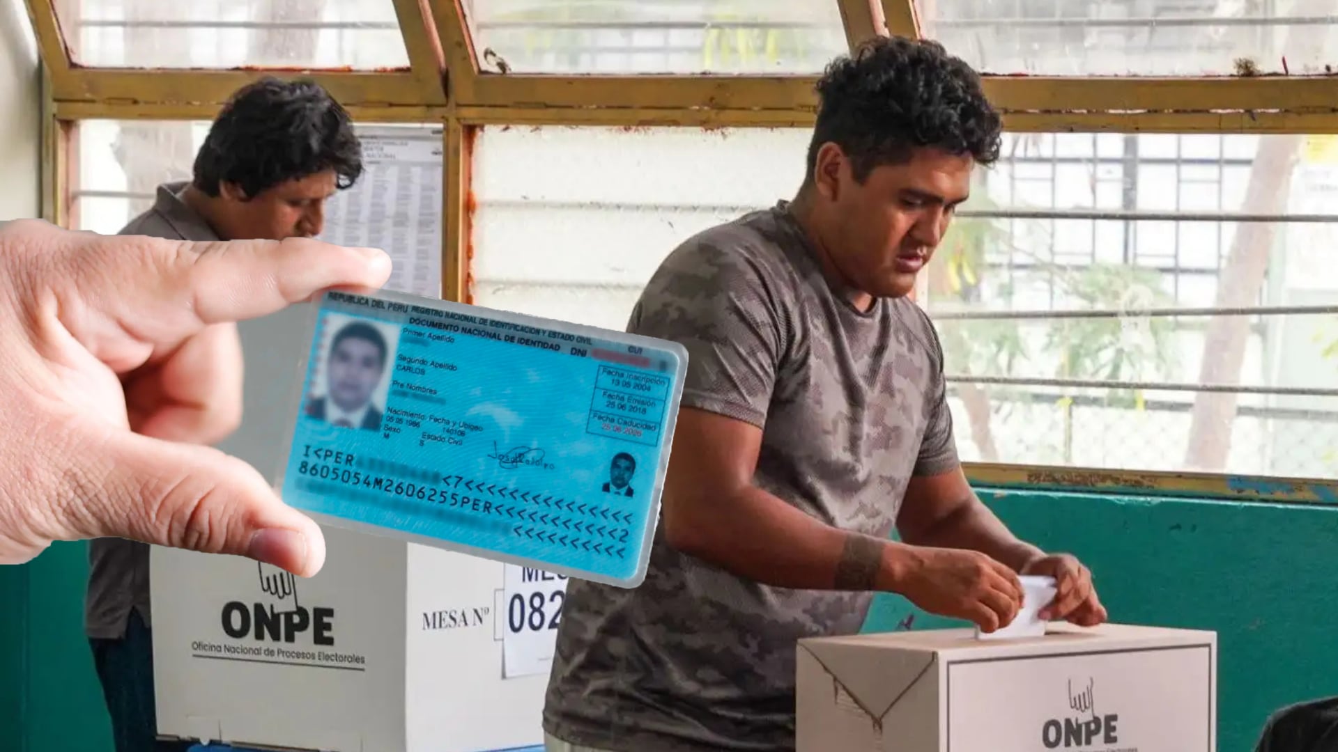 DNI azul o electrónico: conoce las diferencias y cuál podrás usar en la segunda vuelta electoral. (Foto composición: Infobae Perú/Agencia Andina)