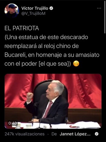 El productor y director ironizó