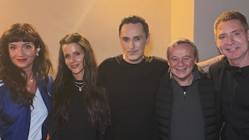 Adrián Suar fue con Rocío Robles a ver a Griselda Siciliani al teatro: el inesperado ida y vuelta