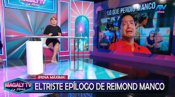 Reimond Manco devastado: así lloró tras reconocer infidelidad fuera de cámaras. Captura: Magaly TV La Firme.