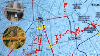 Mapa de avenidas y vías de Lima Metropolitana que terminarían inundadas por el fenómeno El Niño