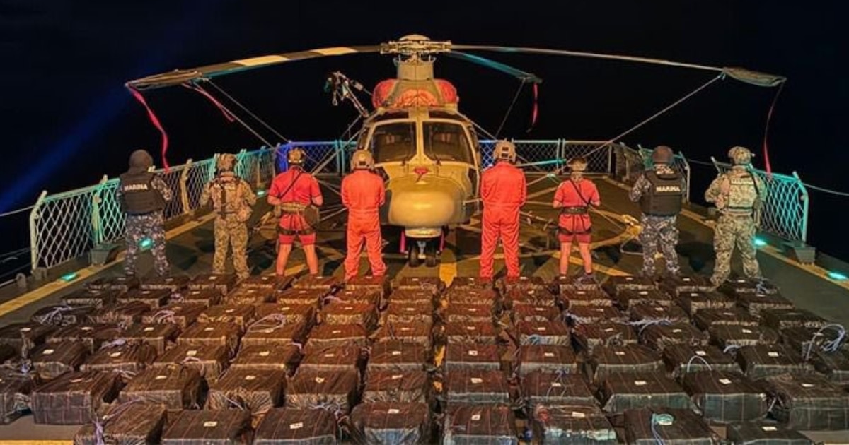Dos barcos y 3 toneladas de cocaína: la Marina argentina golpea en el Pacífico