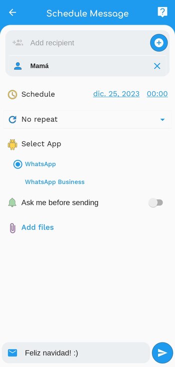 Es necesario llenar todos los