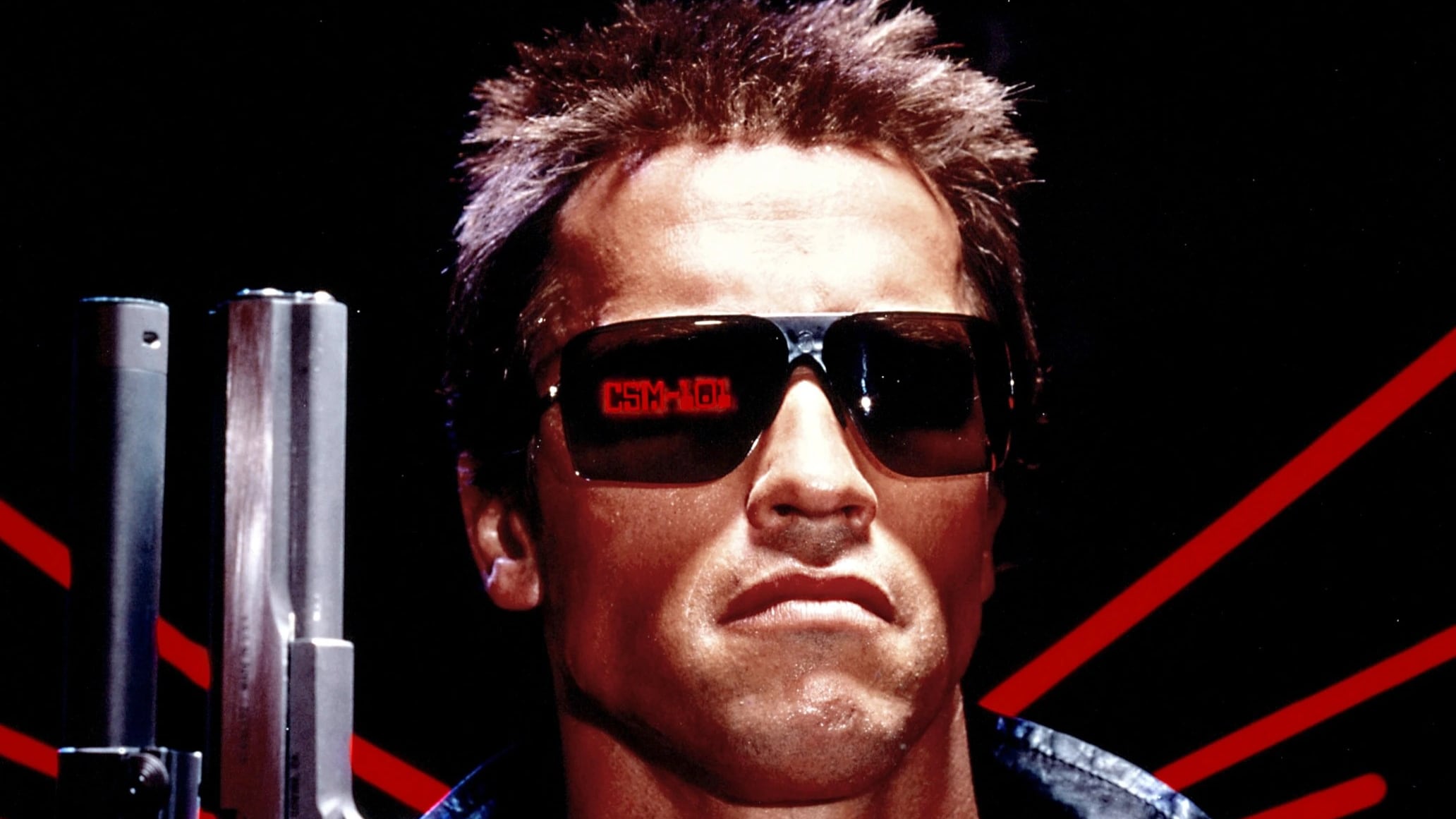 Pensemos en las máquinas que deciden que nosotros somos el problema: Skynet, que envió a un asesino cíborg al pasado en The Terminator