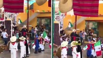 “¡Viva La Rosa de Guadalupe!”: niño se vuelve viral por peculiar error durante el Grito de Independencia