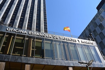 13/09/2018 Fachada de la Oficina Española de Patentes y Marcas (OEPM).
ESPAÑA EUROPA MADRID ECONOMIA
OEPM
