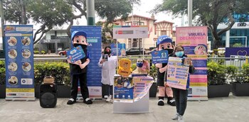 Campaña informativa del Minsa.