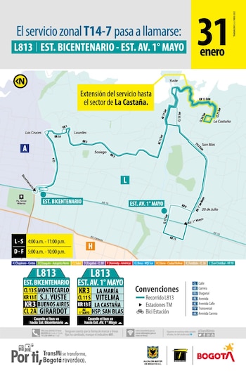 Cambió de nombre la ruta T14-7