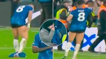 Un aficionado del Chelsea recibió