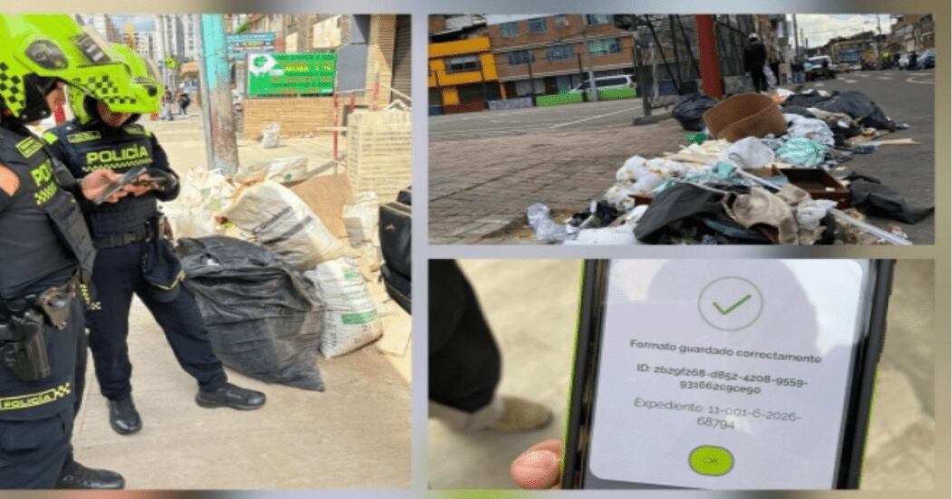 Las autoridades inspeccionaron puntos críticos y aplicaron medidas correctivas por disposición irregular de residuos. - crédito Alcaldía Local de Suba