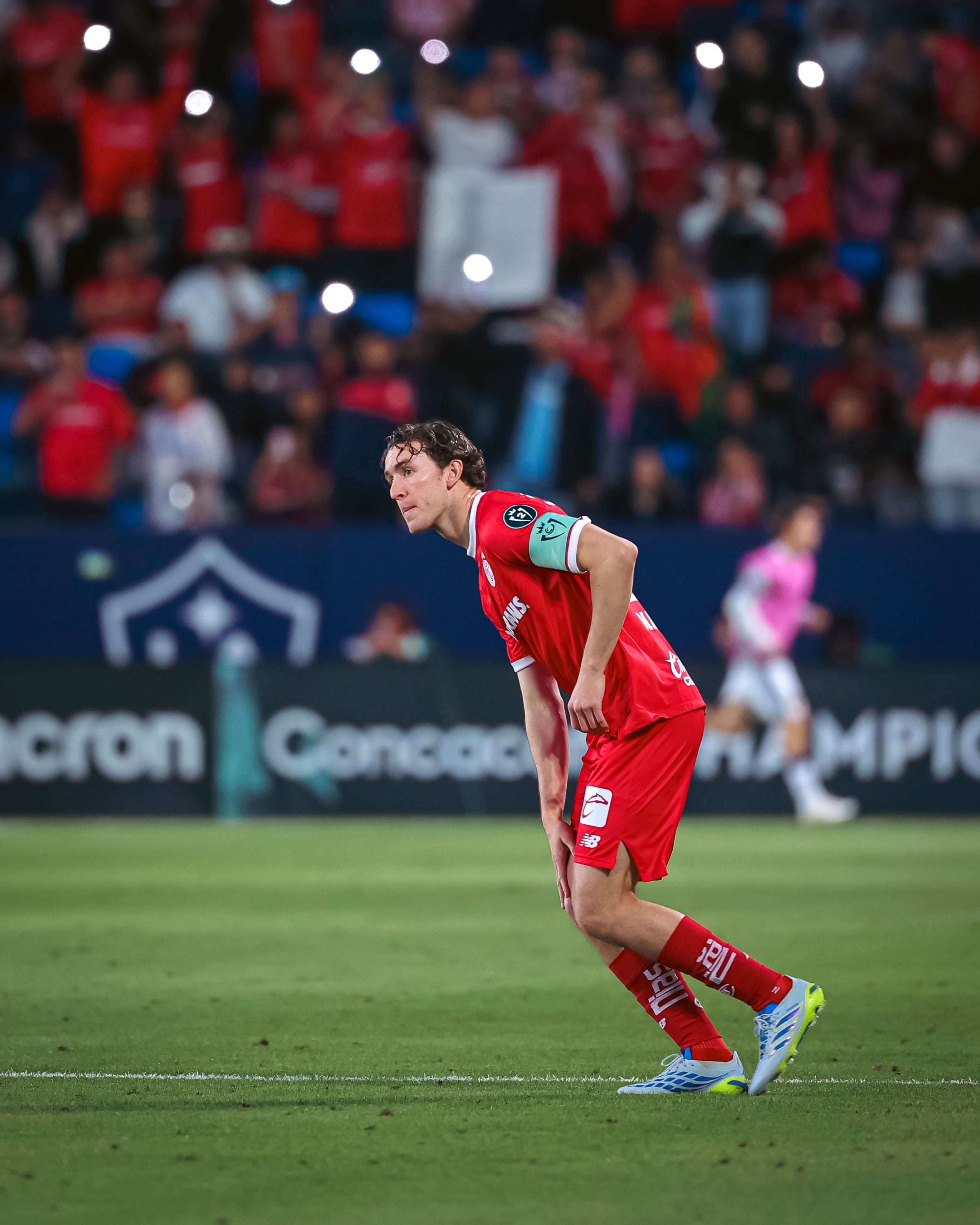 El mediocampista regreso a las canchas, luego de sufrir rotura parcial de ligamento