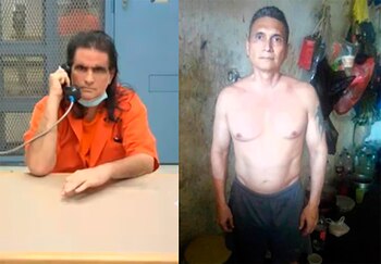 Alex Saab a la izquierda,