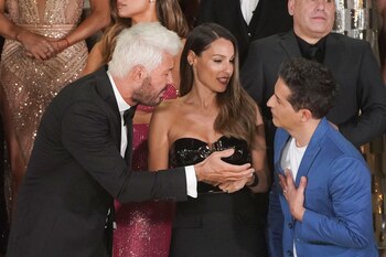 Marcelo Tinelli con Pampita Ardhoain