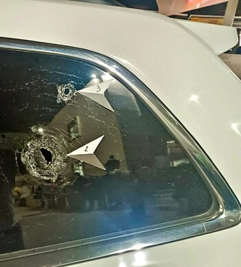 Balean camioneta Jafet Sainz Izcalli