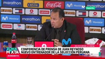 Juan Reynoso realizó su primera