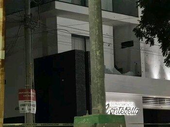 Así quedó la fachada del