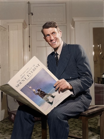 Retrato de Sir Edmund Hillary,