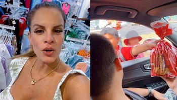 Alejandra Baigorría alegró a niños