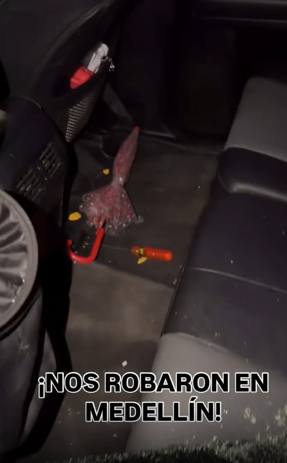 El creador de contenido aseguró que encontró un destornillador en el lugar tras el ataque a su camioneta - crédito @carlosferiag/ Instagram