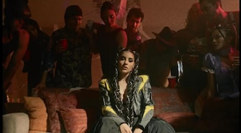 Escena del video muscial de