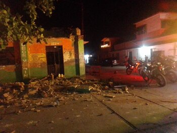 En Tonalá hubo algunas afectaciones.