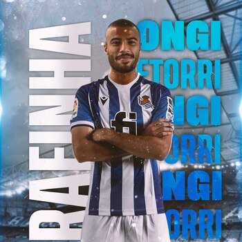 27-12-2021 Rafinha jugará cedido en la Real Sociedad hasta final de la temporada 2021-22..
"Me atrae el hambre de ganar de este proyecto", afirmó el nuevo jugador del club donostiarra
ESPAÑA EUROPA PAÍS VASCO DEPORTES
REAL SOCIEDAD CF