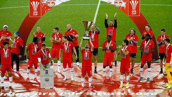 Así fue el primer festejo