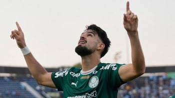 José Manuel López celebrando su anotación ante Sporting Cristal, en Matute. - Crédito: Difusión