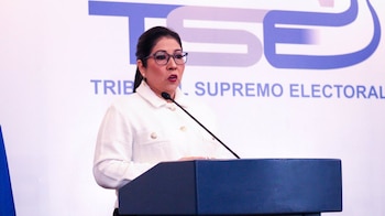 19/02/2024 La presidenta del TSE de El Salvador, Dora Esmeralda. TSE EL SALVADOR
