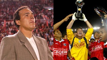 El técnico Freddy Ternero (izquierda)