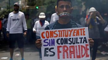 fractura politico chavista oposicionista - Venezuela