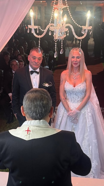 El casamiento del Turco García y Mariela Prieto