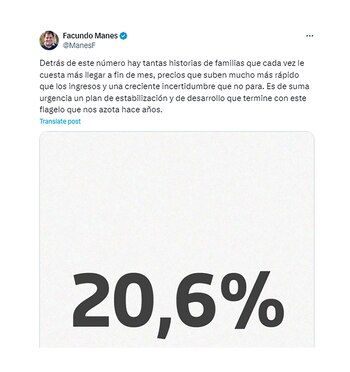 Facundo Manes habló de las