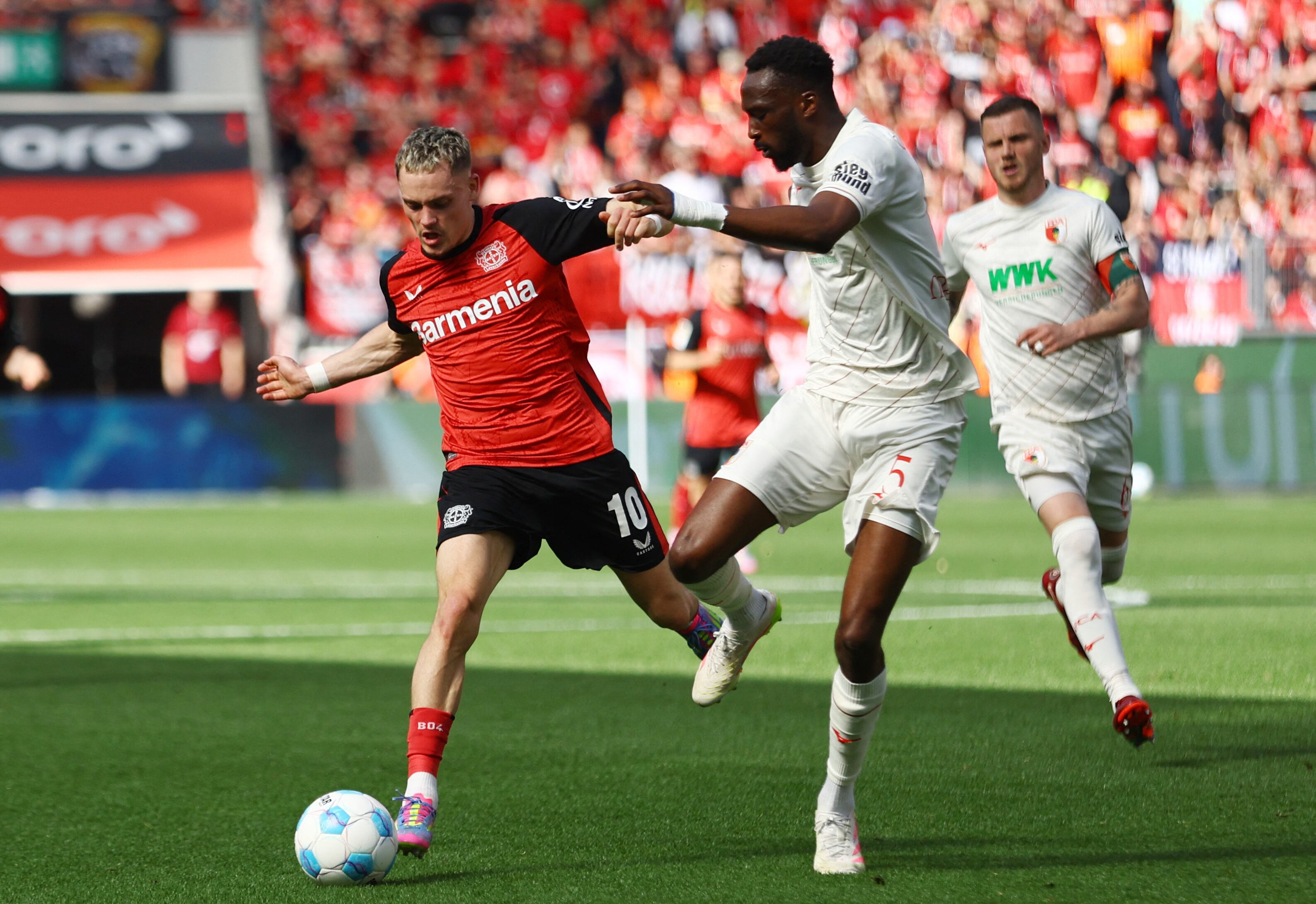 Florian Wirtz viene de ser una de las grandes figuras del Bayer Leverkusen-crédito Thilo Schmuelgen/REUTERS