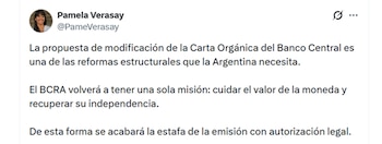 Pamela Varasay, presidenta del bloque UCR