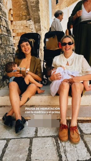 Sofi Pachano bautizó a su hijo Vito en Italia y mostró los detalles de la ceremonia familiar